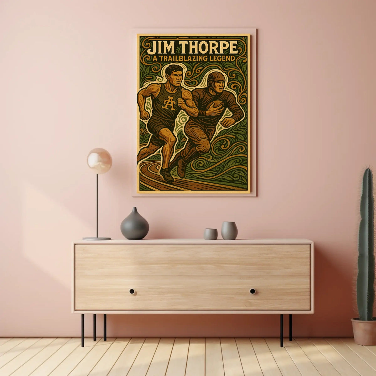 Jim Thorpe A Trailblazing Legend Poster