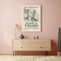 Donald Trump Pop Art Typography Patriot Poster