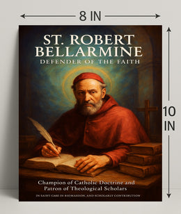 St. Robert Bellarmine Defender of the Faith Poster PosterGoat