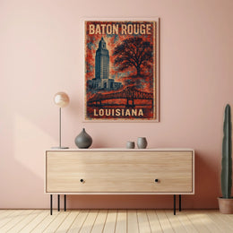 Baton Rouge, Louisiana Poster