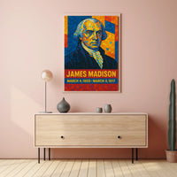 James Madison Presidential Term Poster