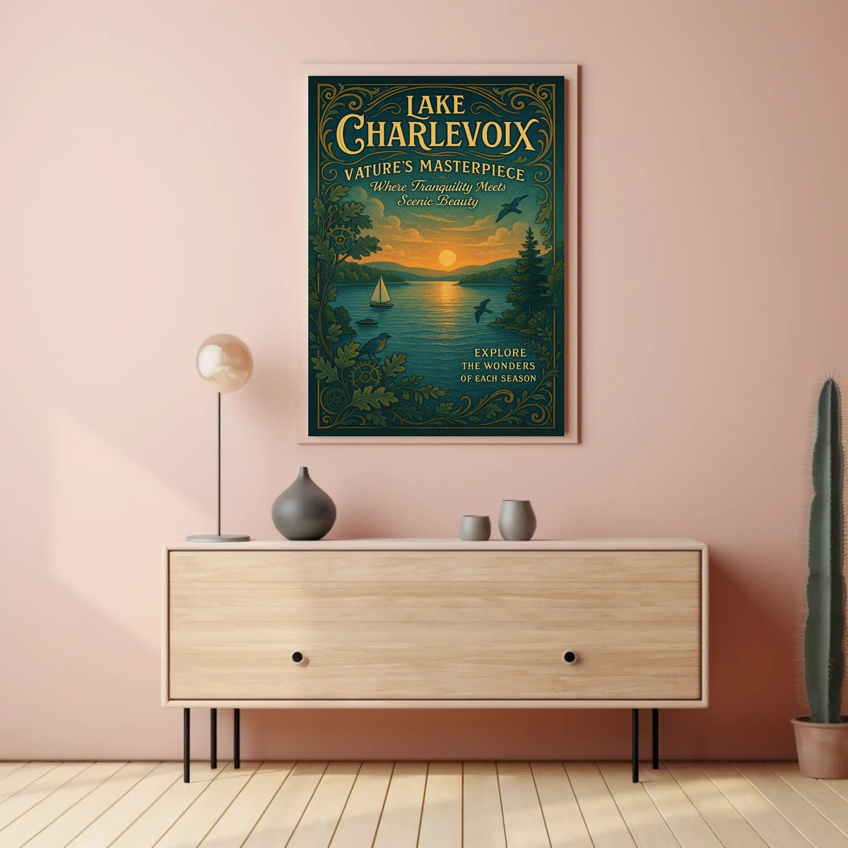 Lake Charlevoix NatureS Masterpiece Poster