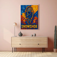 Snowshoe Mosaic Poster