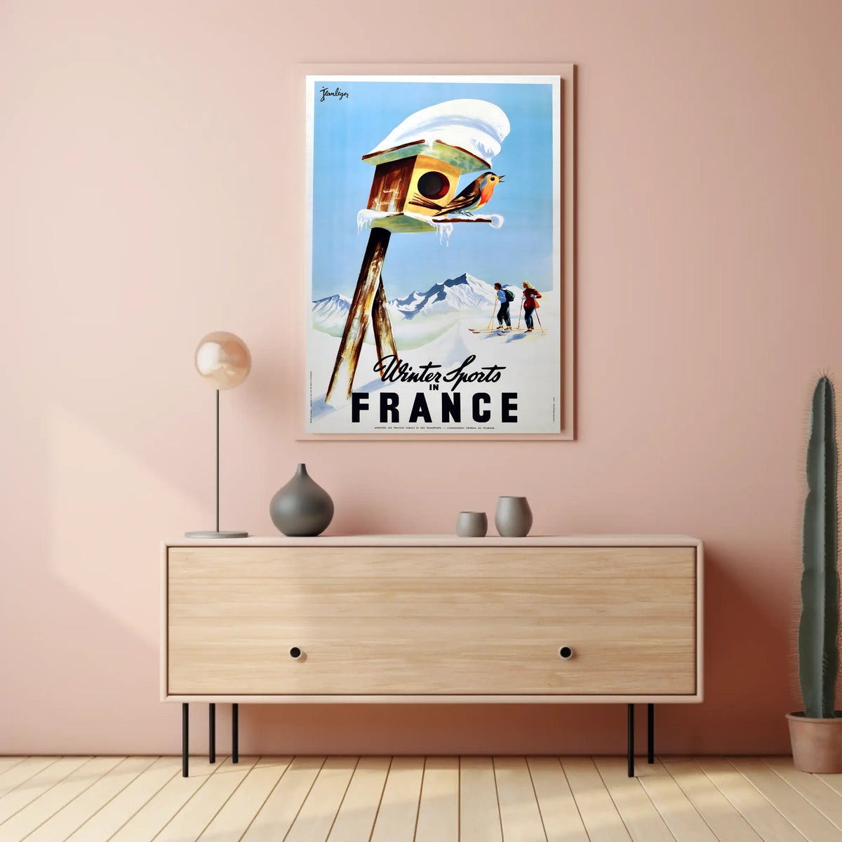 Winter Sports In France Poster