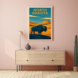 North Dakota Scenic Poster