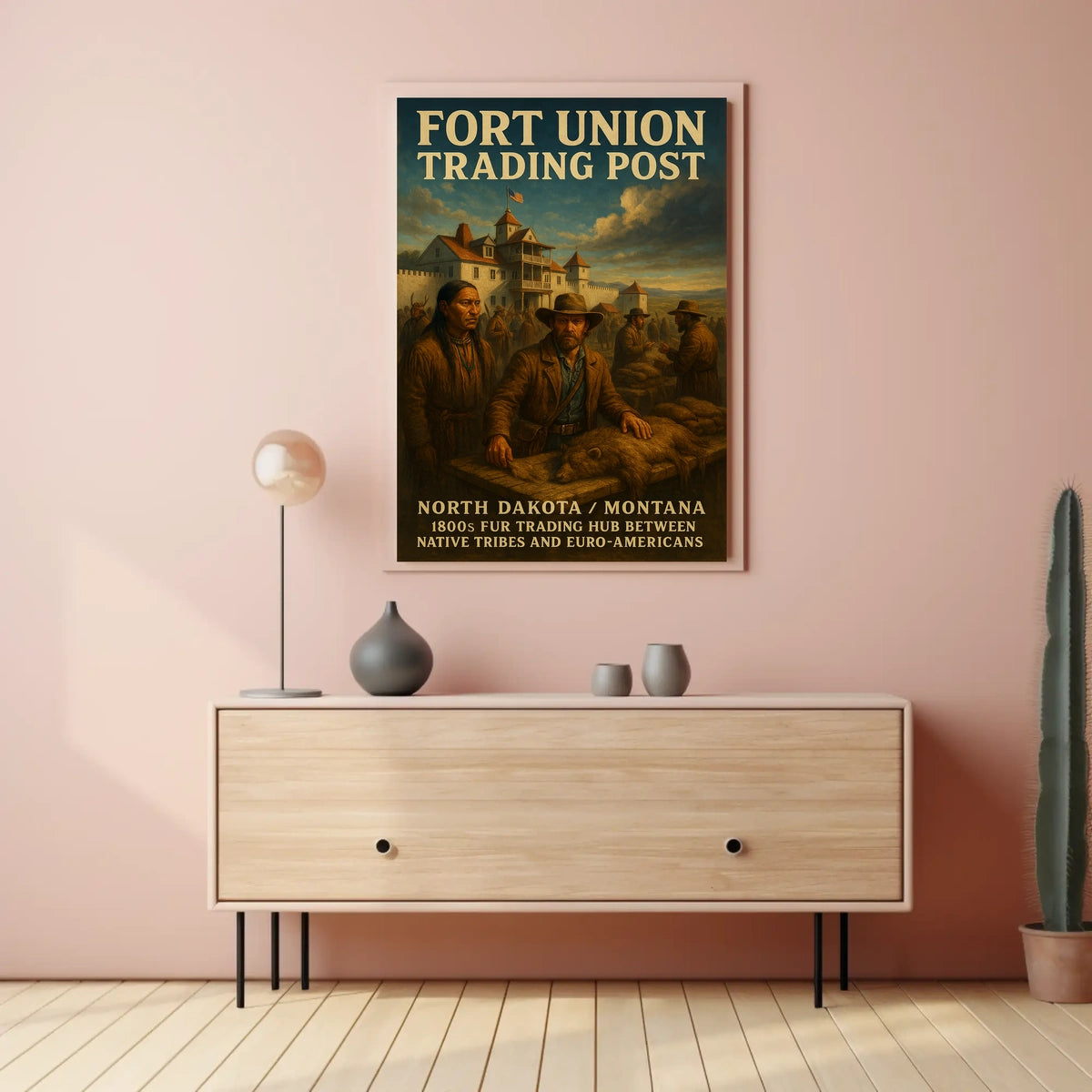 Fort Union Trading Post Poster