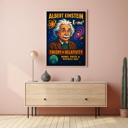 Albert Einstein Nobel Prize In Physics Poster