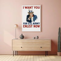 Uncle Sam Recruitment Poster PosterGoat