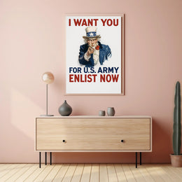 Uncle Sam Recruitment Poster PosterGoat