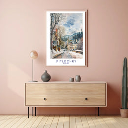 Winter in Pitlochry Poster