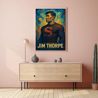 Jim Thorpe Legendary Athlete Poster