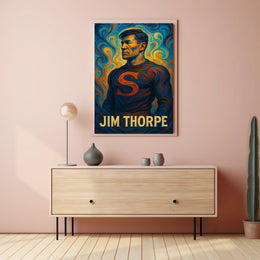 Jim Thorpe Legendary Athlete Poster