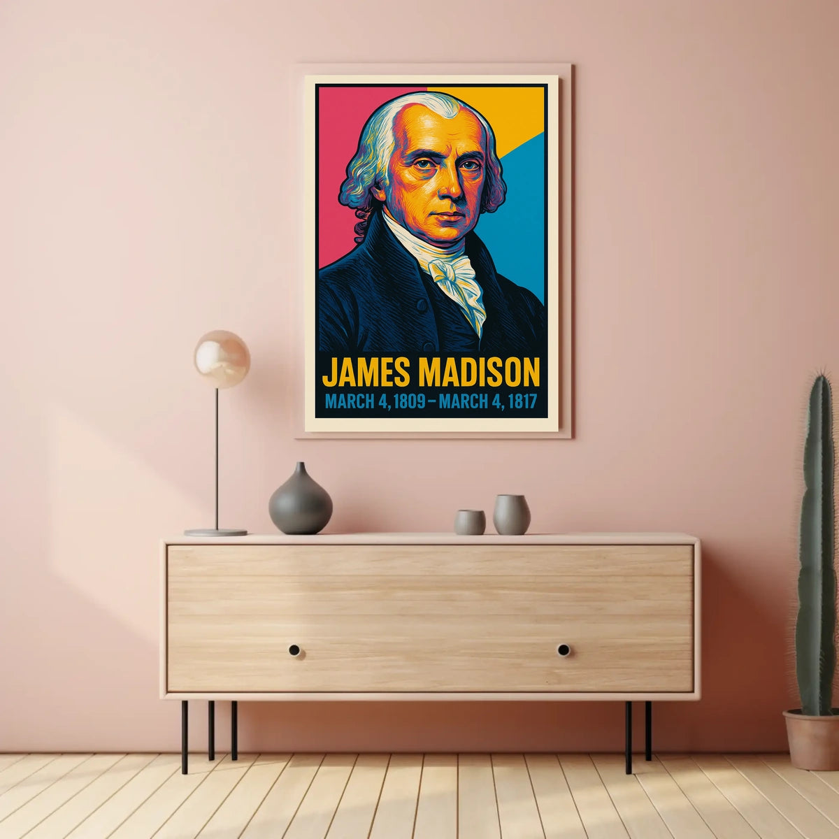 James Madison 4th President Poster