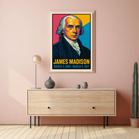 James Madison 4th President Poster