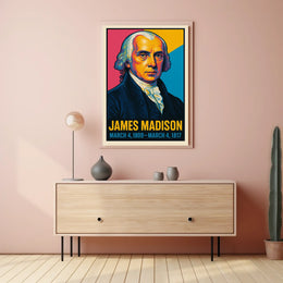 James Madison 4th President Poster