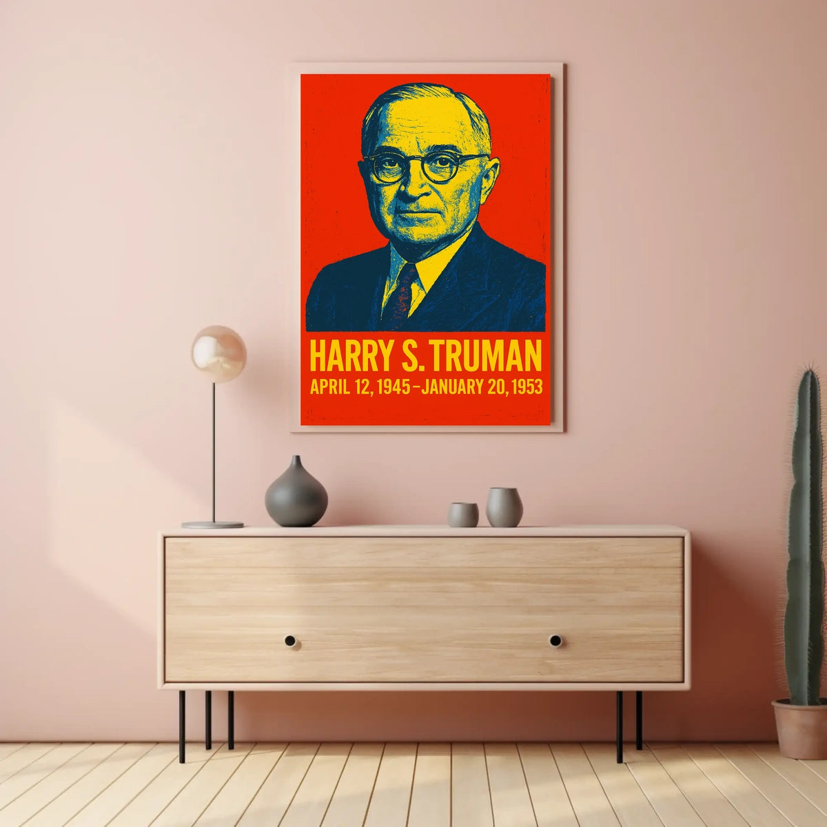 Harry S. Truman Presidential Term Poster