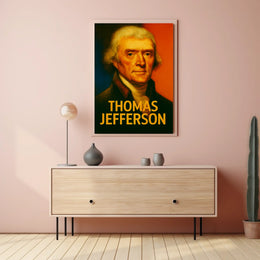 Thomas Jefferson Vintage Americana Poster