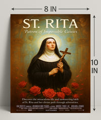 St. Rita  Patron of Impossible Causes Poster PosterGoat