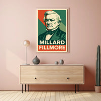 Millard Fillmore Vintage History Buff Poster