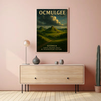 Ocmulgee Earth Mounds Poster