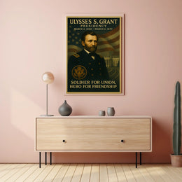 Ulysses S. Grant Presidential Historical Poster