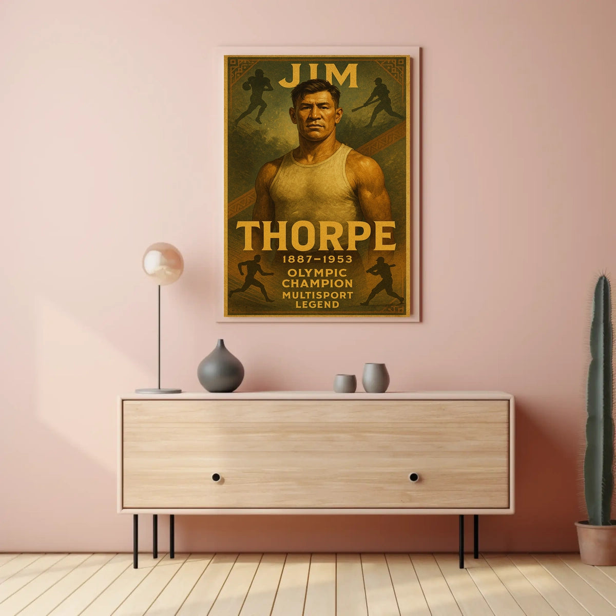 Jim Thorpe Celebrating a Multisport Legend Poster