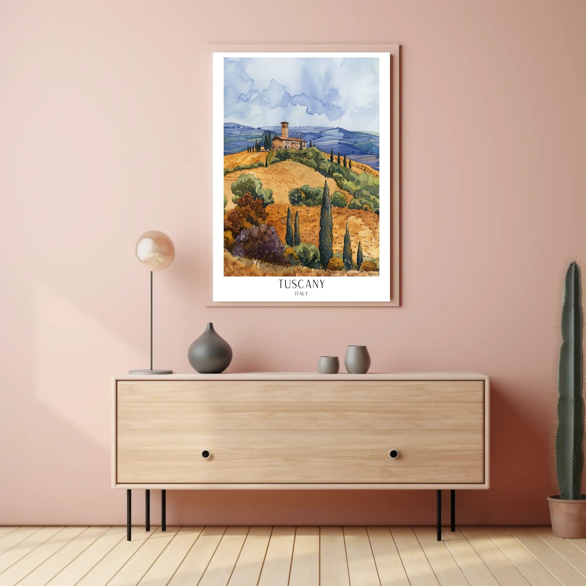 Tuscany Landscape Poster PosterGoat