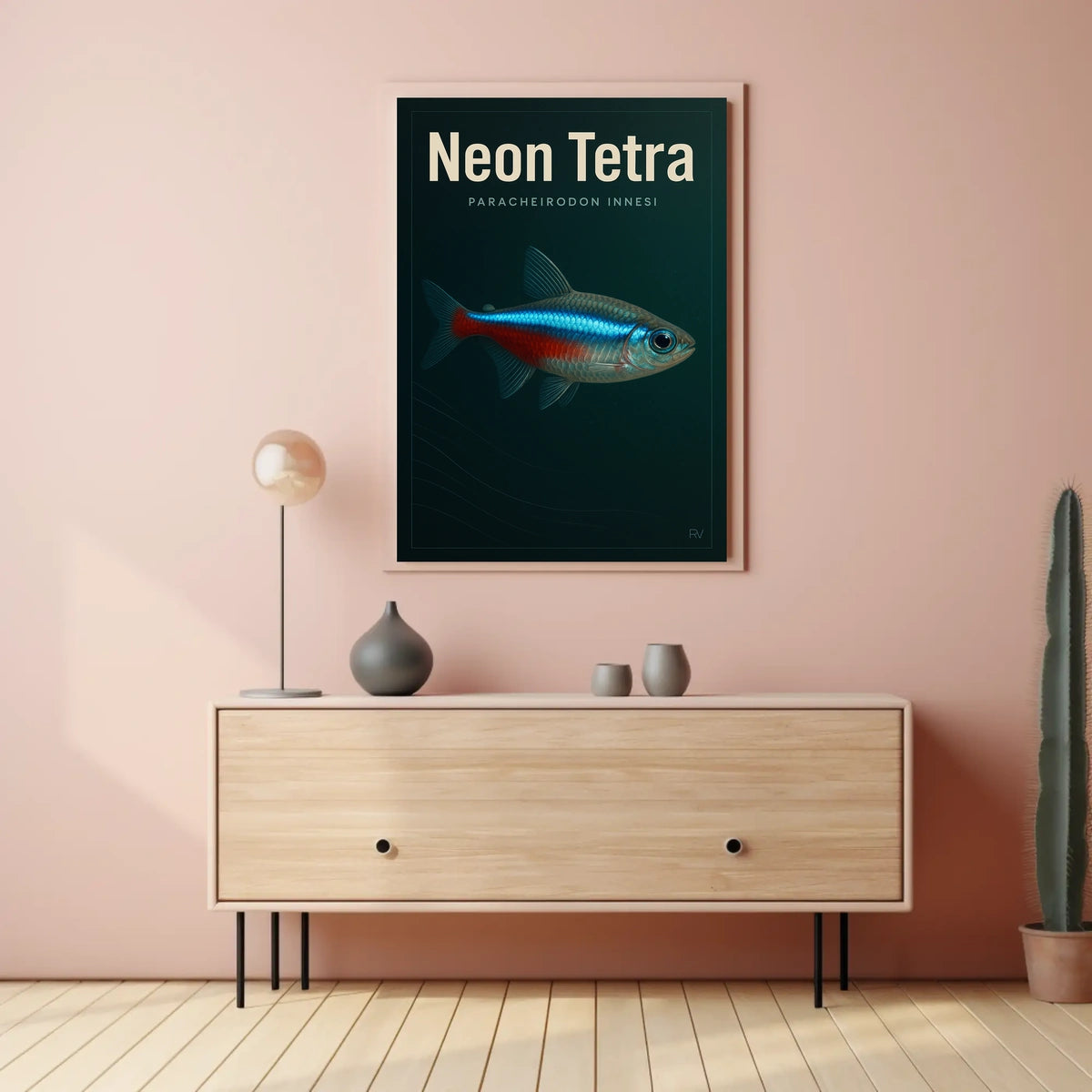 Neon Tetra Paracheirodon Innesi Poster
