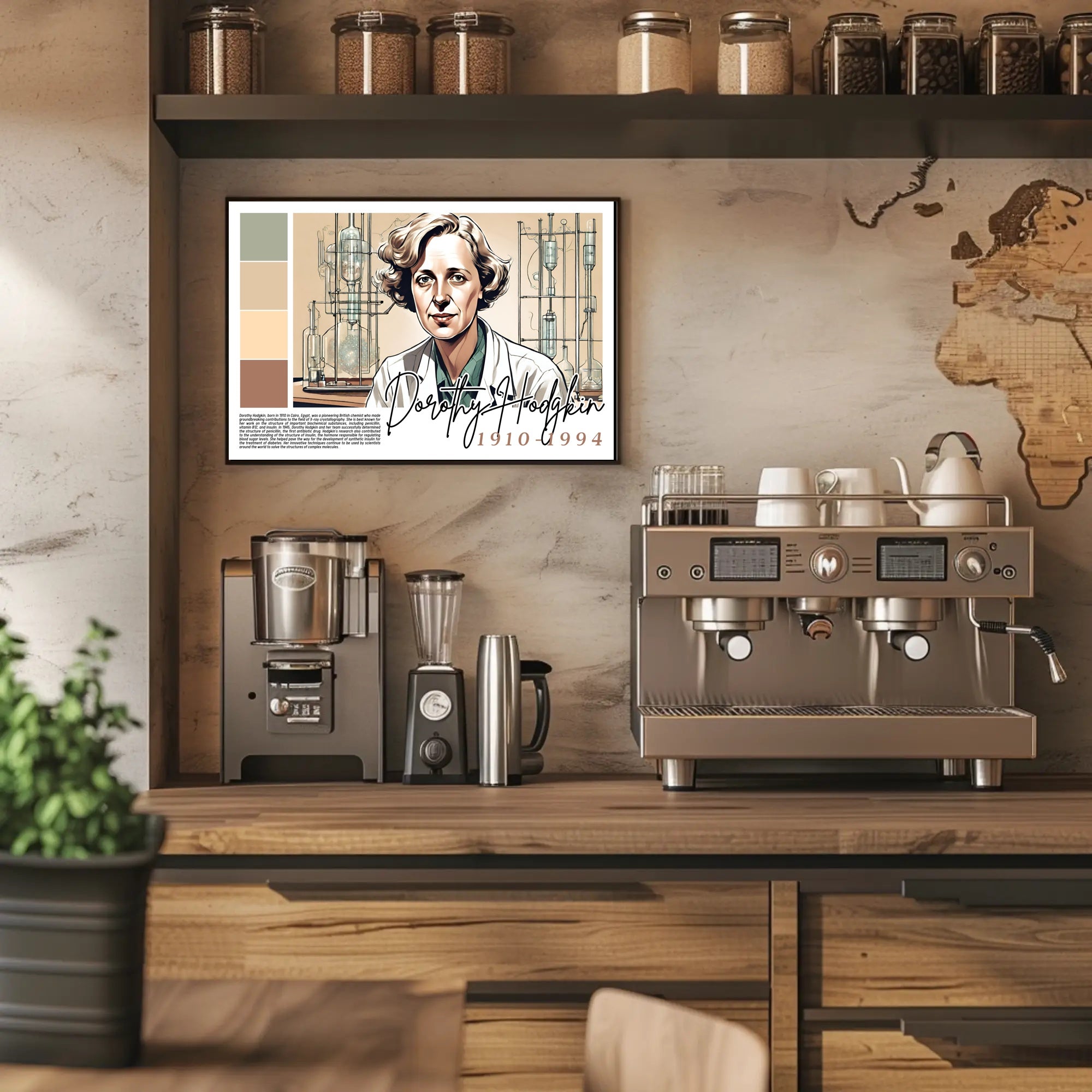 Dorothy Hodgkin Tribute Poster