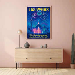 Las Vegas The Entertainment Capital Poster