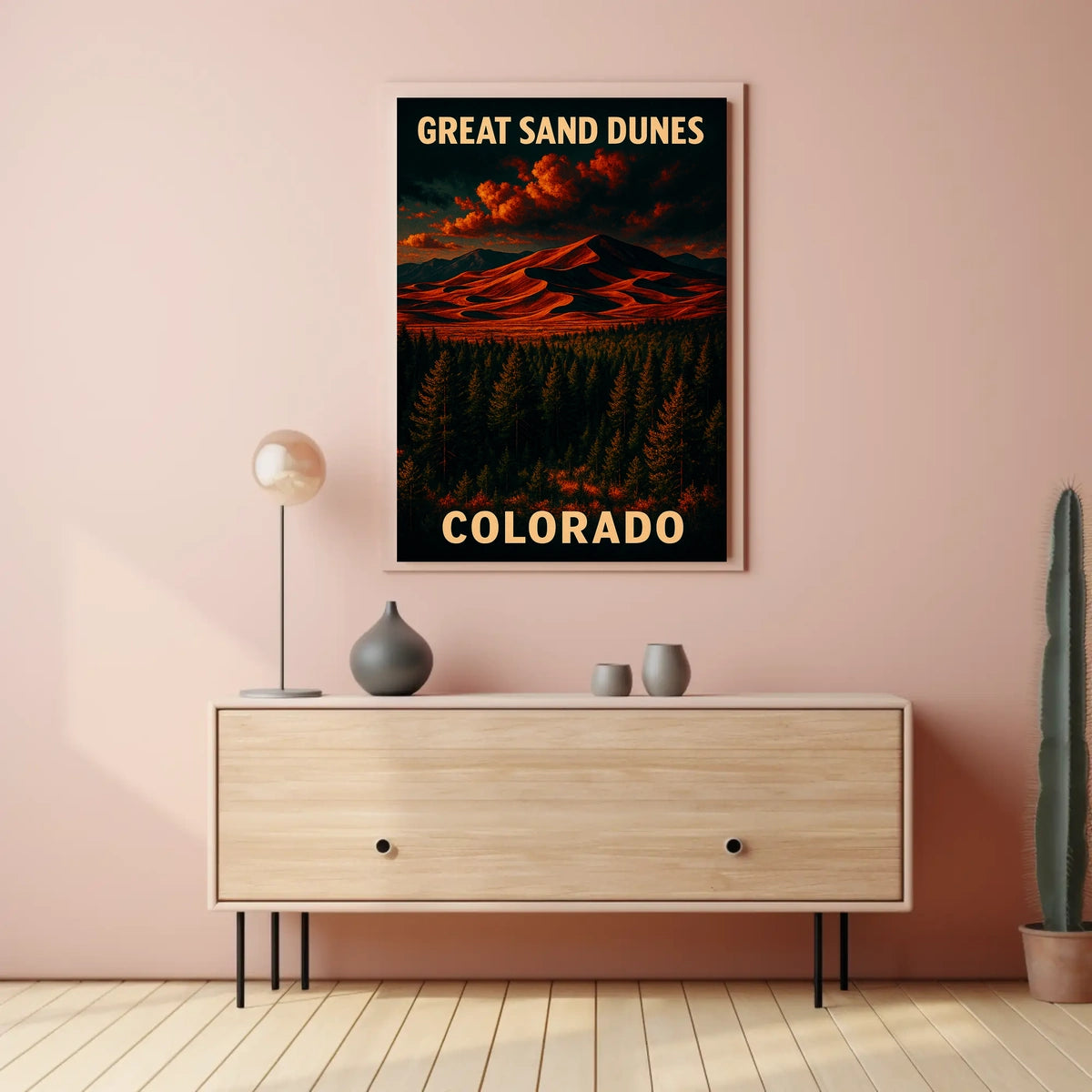 Great Sand Dunes of Colorado Poster