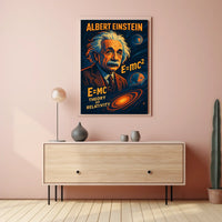 Albert Einstein Theory Of Relativity Poster