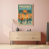 Phoenix Desert Frost Poster