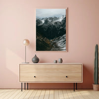Majestic Mountain Pass Poster