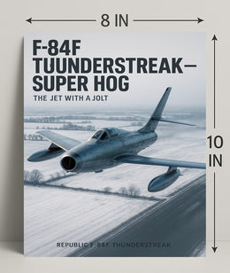 F-84F Thunderstreak The Jet with a Jolt Poster PosterGoat