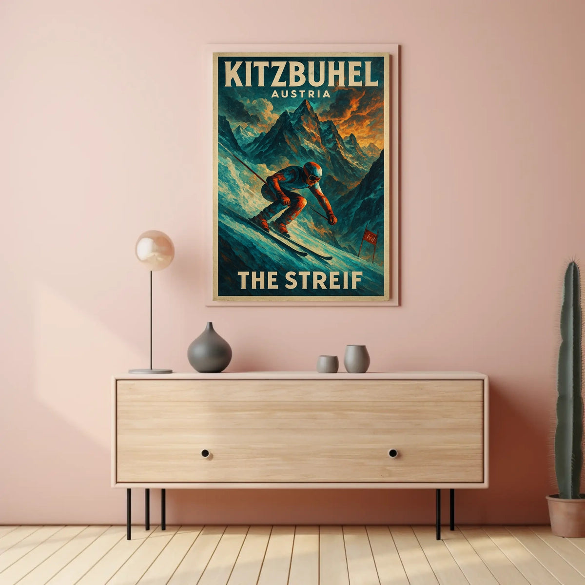 Kitzbühel, Austria The Streif Poster