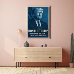 Donald Trump 47th President Poster