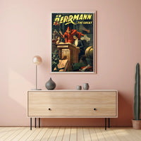 Mystical Magic Show Illusionist Art Poster - Artistic Poster