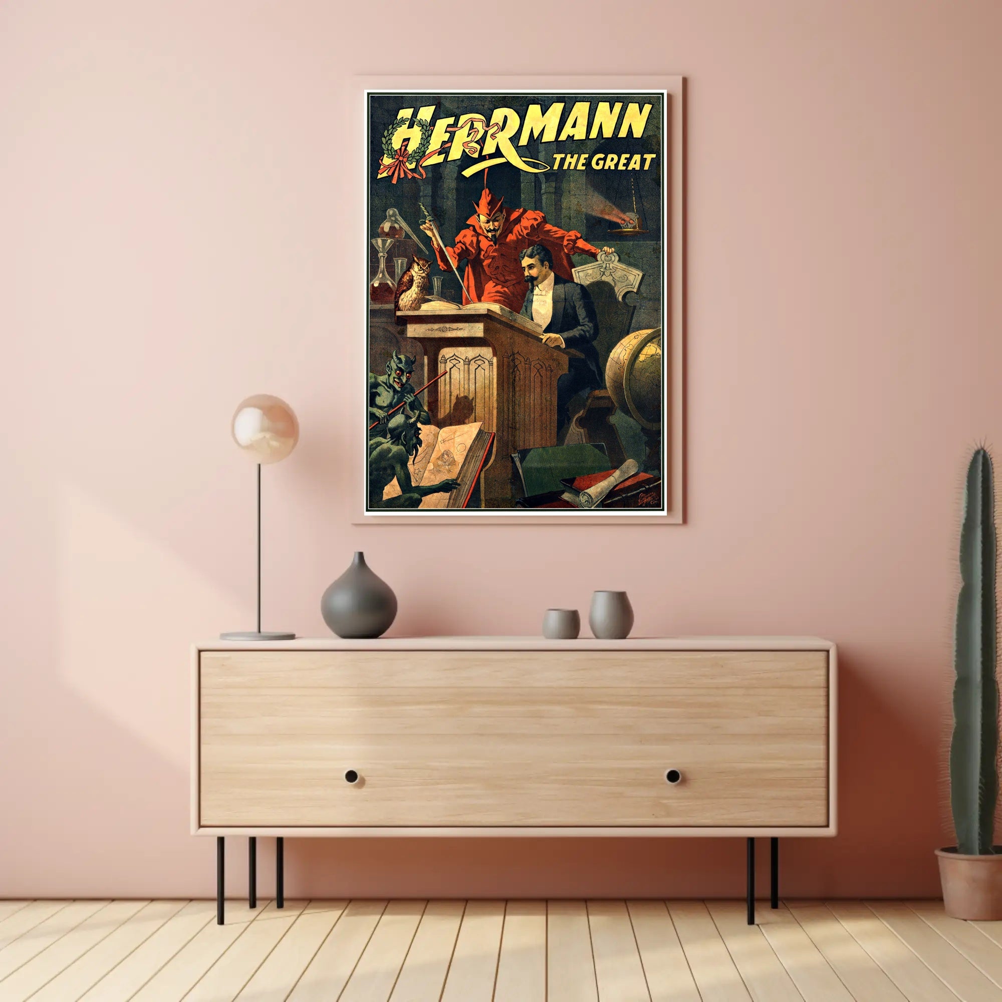 Mystical Magic Show Illusionist Art Poster - Artistic Poster