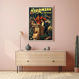 Mystical Magic Show Illusionist Art Poster - Artistic Poster