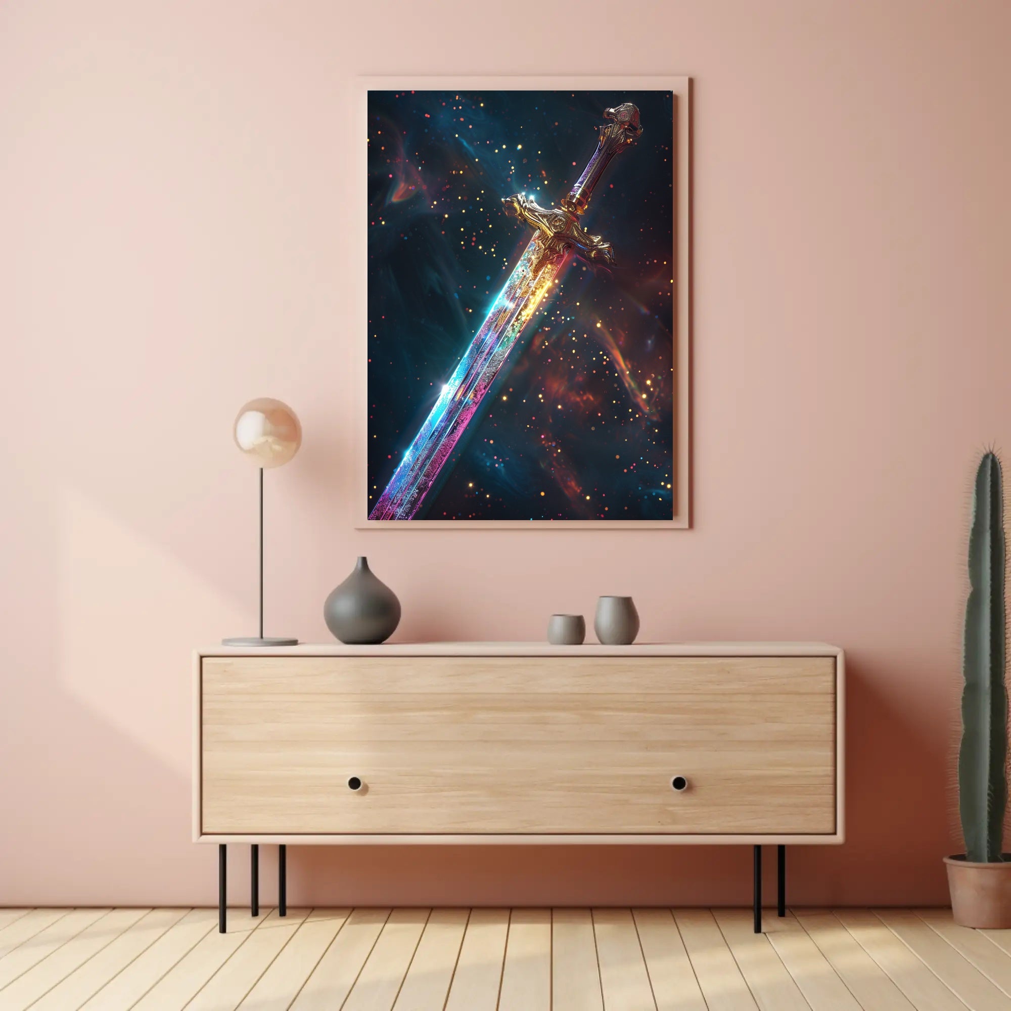 The Enchanted Sword Art Print Poster for Home Decor PosterGoat