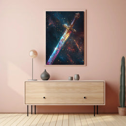 The Enchanted Sword Art Print Poster for Home Decor PosterGoat