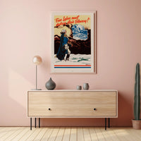 Free Labor vs. Axis Slavery Poster PosterGoat