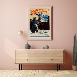 Free Labor vs. Axis Slavery Poster PosterGoat
