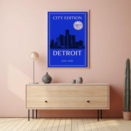 Detroit City Edition Poster