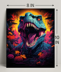 Roaring Jurassic Poster PosterGoat