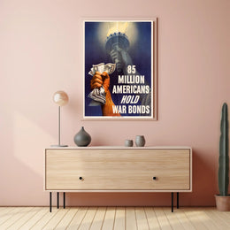Vintage War Bonds Poster Art Print for Home Decor PosterGoat