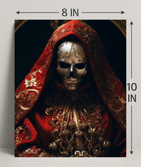 The Enigmatic Masked Figure Poster PosterGoat