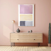 Abstract Color Blocks Modern Wall Art Print