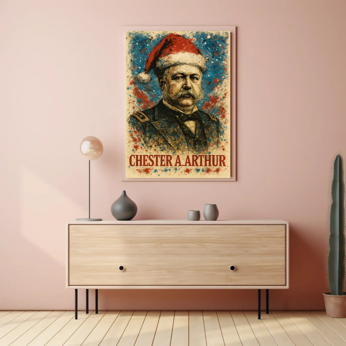 Chester A. Arthur 21st President of the United States Christmas SeriesPoster